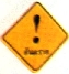 Danger ahead warning sign