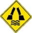Movable bridge ahead warning sign