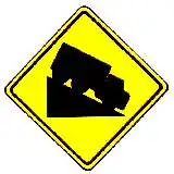 thai steep decent warning sign